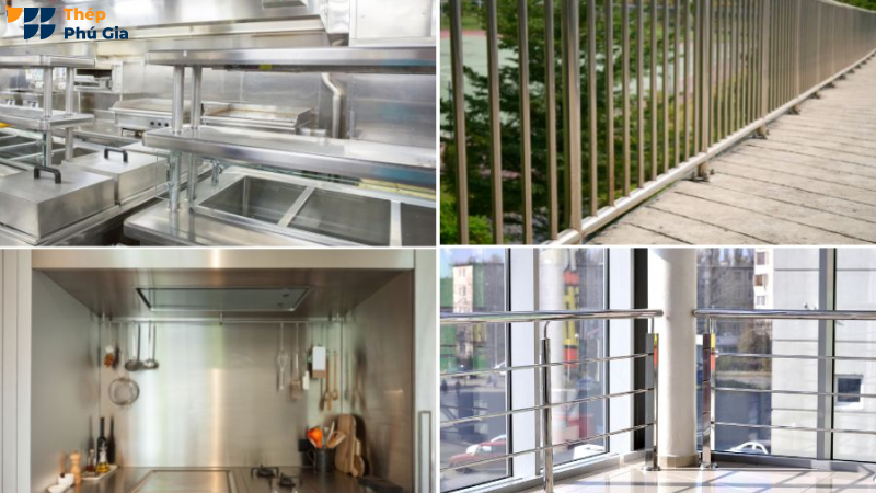 Thép không gỉ được ứng dụng trong lĩnh vực xây dựng